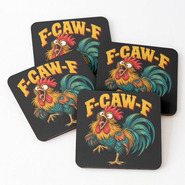 Item preview, F-CAW-F Screaming Rooster Retro Chicken designed and sold by will freed18.