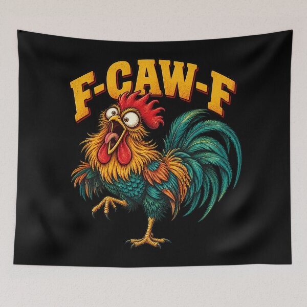 Item preview, F-CAW-F Screaming Rooster Retro Chicken designed and sold by will freed18.