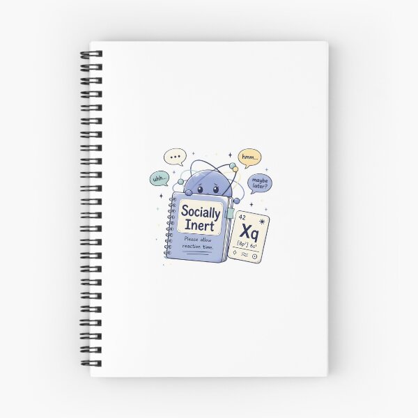 Item preview, Socially Inert Chemistry Humor designed and sold by DESIGNNOUR.