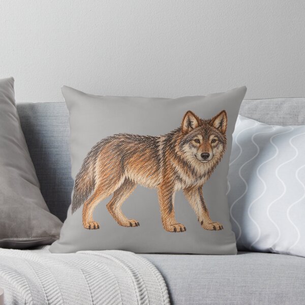 Item preview, European grey wolf – wildlife designed and sold by JOANNASKAH.