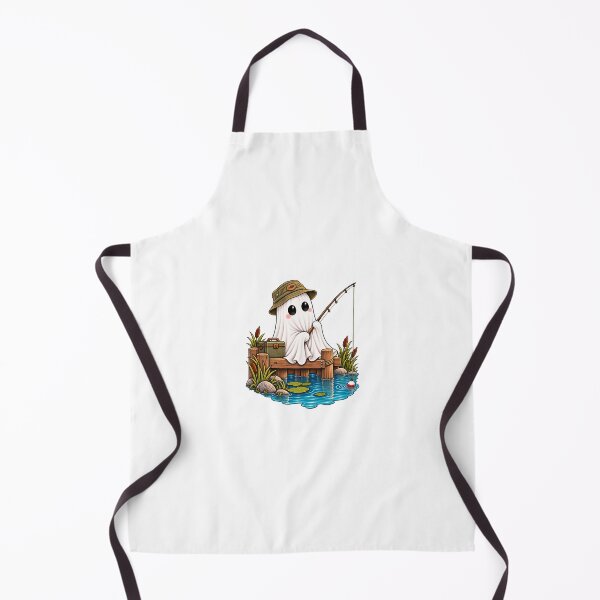 Item preview, Cute Ghost Fishing designed and sold by House Of Hauntlings.