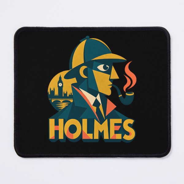Item preview, Sherlock Holmes: Geometric London Portrait designed and sold by Fenay Designs.