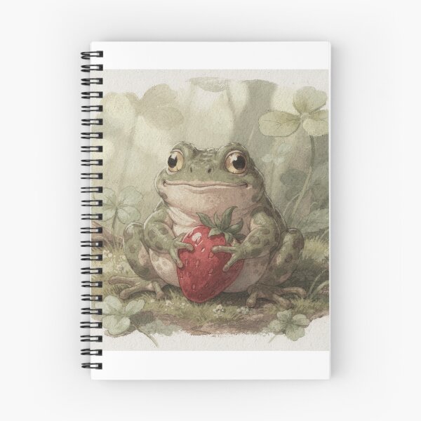 Item preview, Toad Guarding a Single Precious Strawberry designed and sold by PictorialWhimsy.