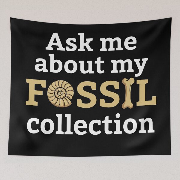 Item preview, Ask Me About My Fossil Collection Funny Paleontology designed and sold by Sekla-Studio.
