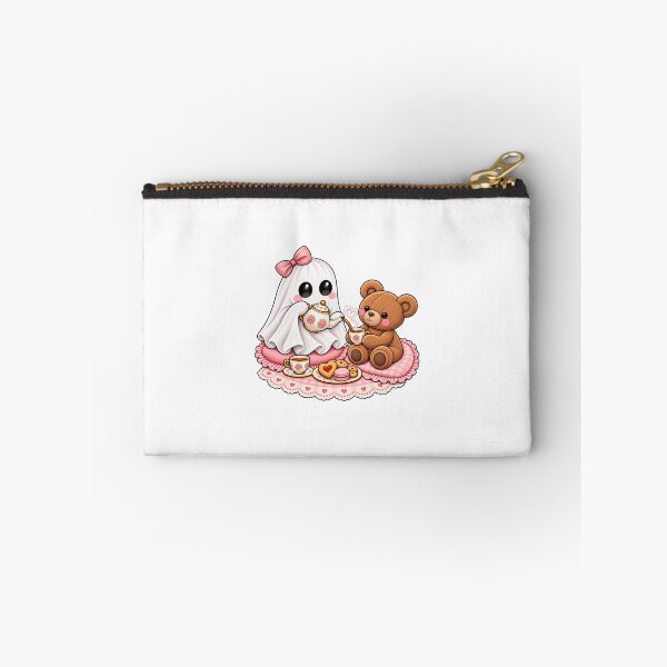 Item preview, Cute Ghost & Teddy Bear Tea Party designed and sold by House Of Hauntlings.
