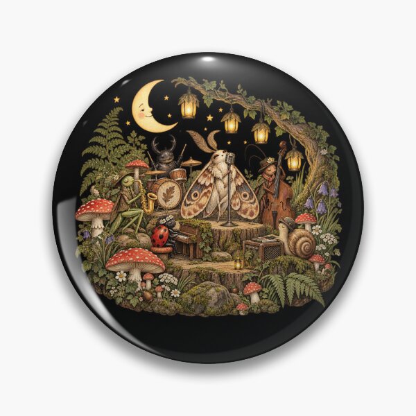 Item preview, Enchanted Forest Bug Band Whimsical Woodland Jazz designed and sold by will freed18.