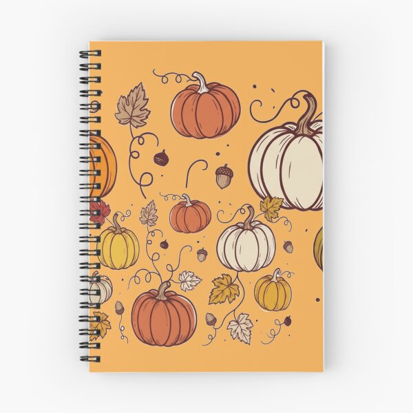 Item preview, Autumn Pumpkins and Fall Leaves Pattern designed and sold by The-NOKU-Co.