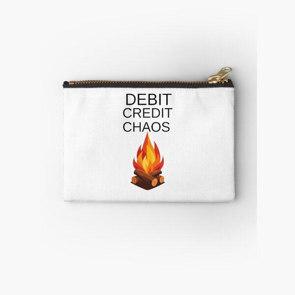 Item preview, Debit Credit Chaos Funny Accountant Gift designed and sold by CreativeOlga.