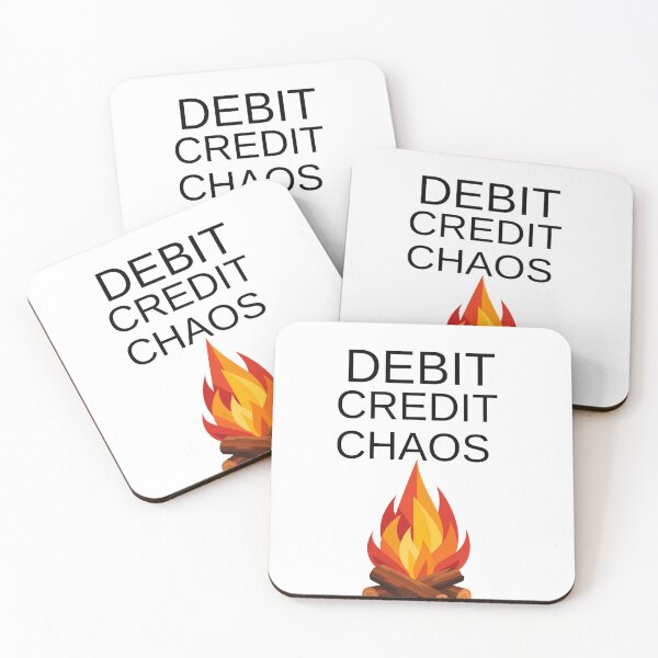 Artikelvorschau, Debit-Kredit-Chaos – Lustiges Buchhaltergeschenk entworfen und verkauft von CreativeOlga.