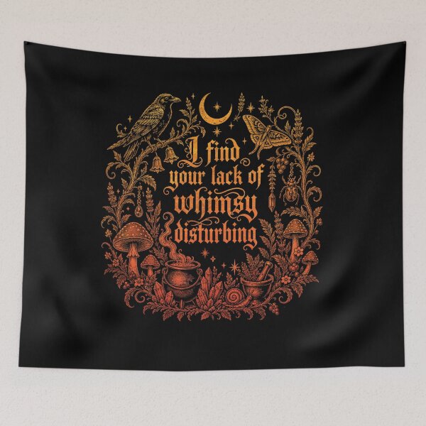 Item preview, I Find Your Lack Of Whimsy Disturbing Witchy  designed and sold by schoolofbullies.