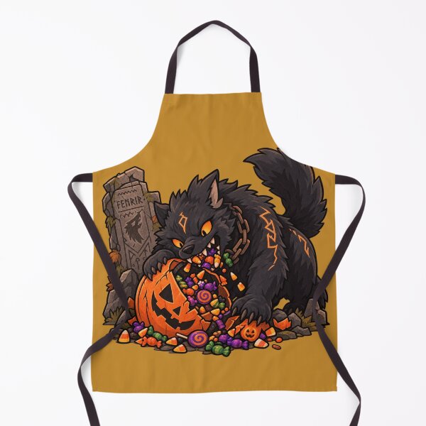 Item preview, Fenrir Eating Halloween Candy – Norse Mythology Halloween designed and sold by MythoWorldddd.