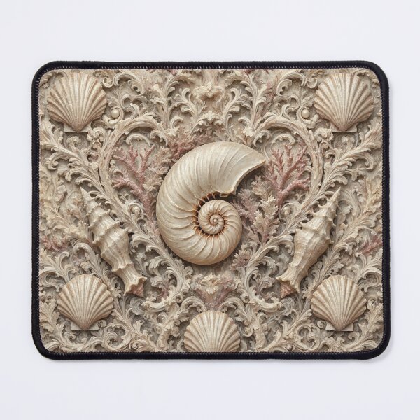 Item preview, Nautilus Shells Fresco after William Morris pattern design designed and sold by Vintage Designs +.