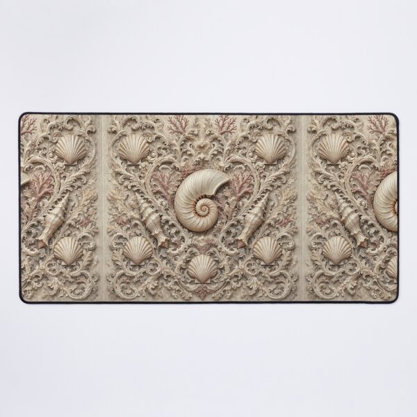 Item preview, Nautilus Shells Fresco after William Morris pattern design designed and sold by Vintage Designs +.