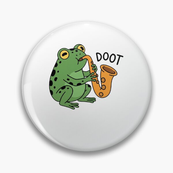 Item preview, Doot Frog Saxophone Musician designed and sold by ZAbiriarto.
