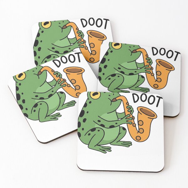 Item preview, Doot Frog Saxophone Musician designed and sold by ZAbiriarto.