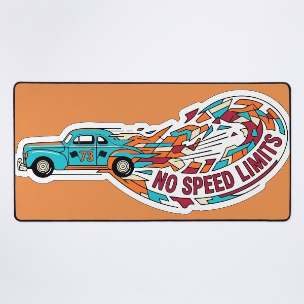 Item preview, Retro Vintage Race Car - No Speed Limits designed and sold by YasminTaha.