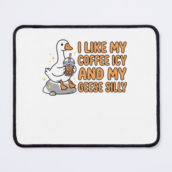 Item preview, I Like My Coffee Icy And My Geese Silly Goose Lover Iced Coffee Fan designed and sold by ZAbiriarto.