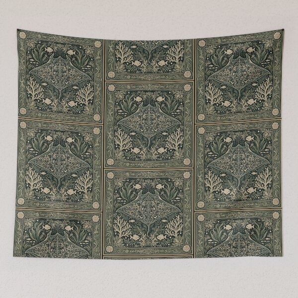 Item preview, Manta Ray Fresco after William Morris pattern design designed and sold by Vintage Designs +.