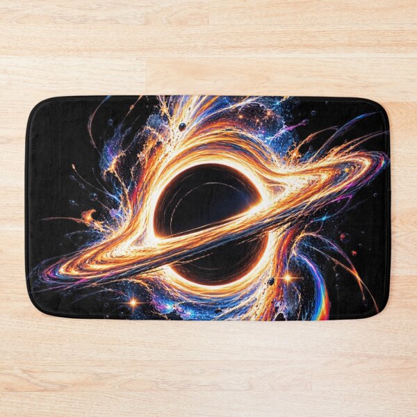 Item preview, Cosmic Black Hole Fluid Art - Vibrant Space Design designed and sold by AstroPal28.