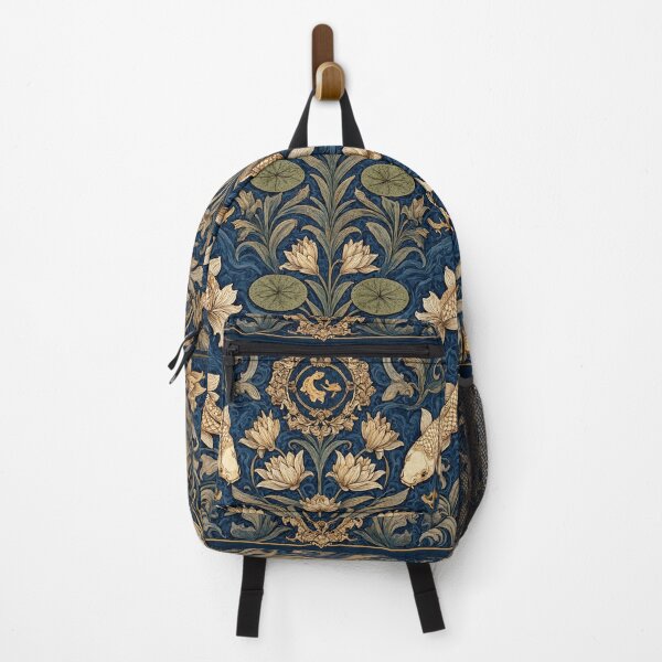 Item preview, Beautiful Koi Carp fish Fresco after William Morris pattern design designed and sold by Vintage Designs +.