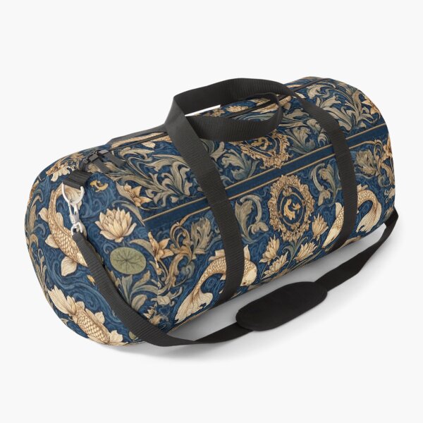 Item preview, Beautiful Koi Carp fish Fresco after William Morris pattern design designed and sold by Vintage Designs +.