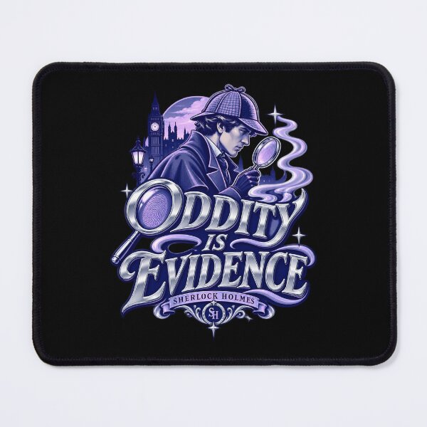 Item preview, Sherlock Holmes: Oddity Is Evidence in Silver designed and sold by Fenay Designs.