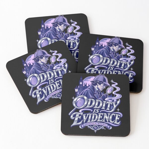 Item preview, Sherlock Holmes: Oddity Is Evidence in Silver designed and sold by Fenay Designs.