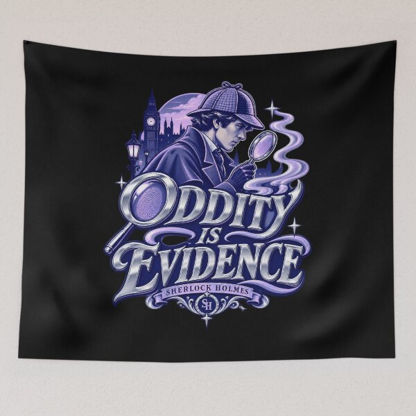 Item preview, Sherlock Holmes: Oddity Is Evidence in Silver designed and sold by Fenay Designs.