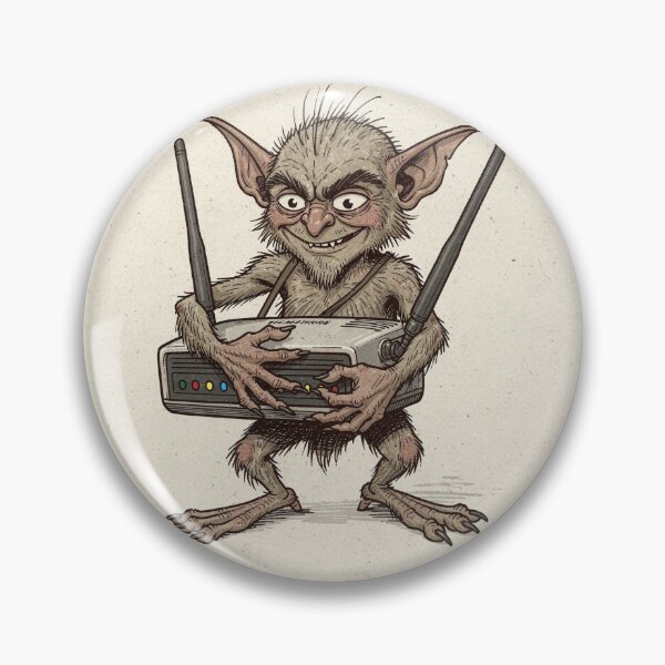 Item preview, Cryptid Field Guide: The Wi-Fi Router Gremlin designed and sold by PictorialWhimsy.