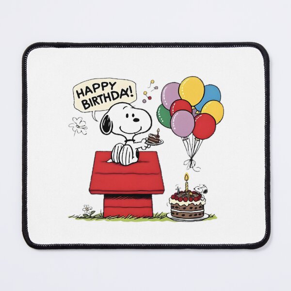 Item preview, Snoopy and Woodstock Happy Birthday Celebration Artwork designed and sold by store-12.