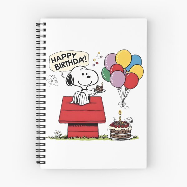 Item preview, Snoopy and Woodstock Happy Birthday Celebration Artwork designed and sold by store-12.