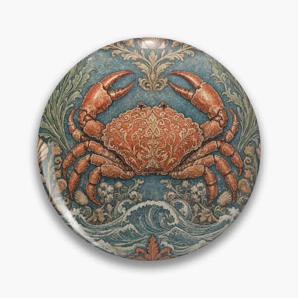 Item preview, Crab Fresco after William Morris pattern design designed and sold by Vintage Designs +.