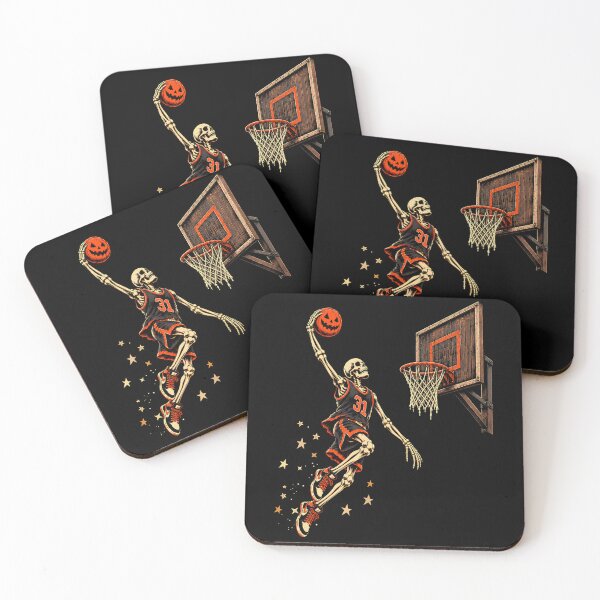Item preview, Halloween Skeleton Basketball Player Pumpkin designed and sold by schoolofbullies.