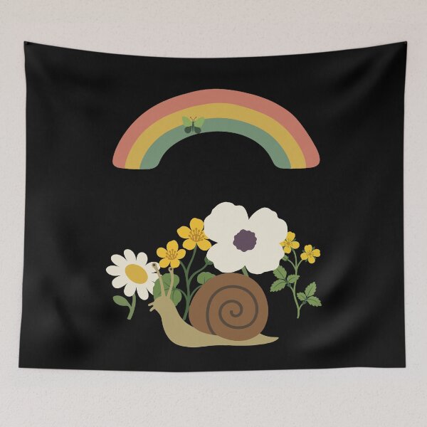 Item preview, Snail · Illustration · Rainbow · Nature designed and sold by Sir-Freaky.
