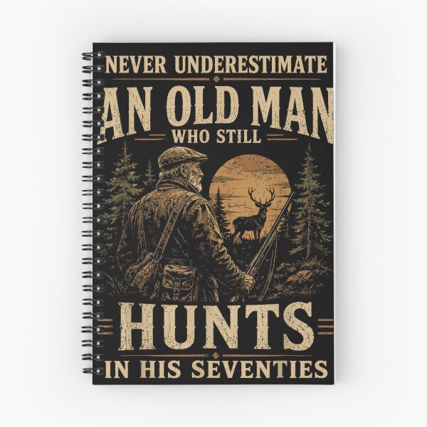 Item preview, Never Underestimate an Old Man Who Still Hunts in Seventies  designed and sold by Crookedorbit ⭐⭐⭐⭐⭐ .