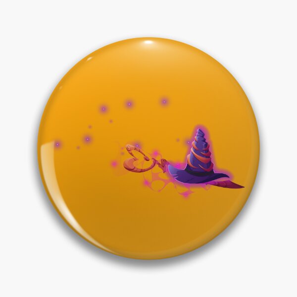 Item preview, Magical Witch Hat and Heart Wand Purple Glow Halloween designed and sold by SolutionsArt.