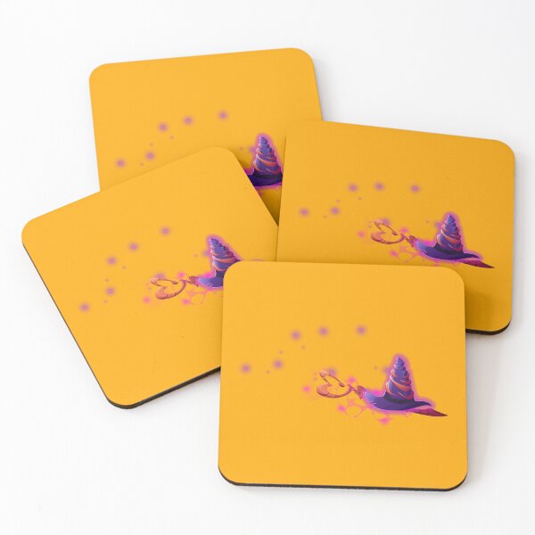 Item preview, Magical Witch Hat and Heart Wand Purple Glow Halloween designed and sold by SolutionsArt.