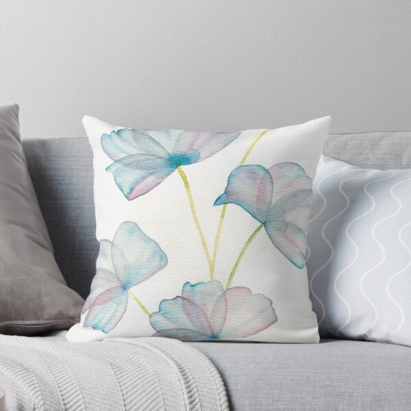 Item preview, Glass Poppies - Pale Blue designed and sold by Aileen David.