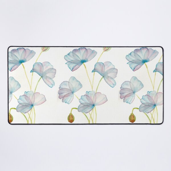 Item preview, Glass Poppies - Pale Blue designed and sold by Aileen David.