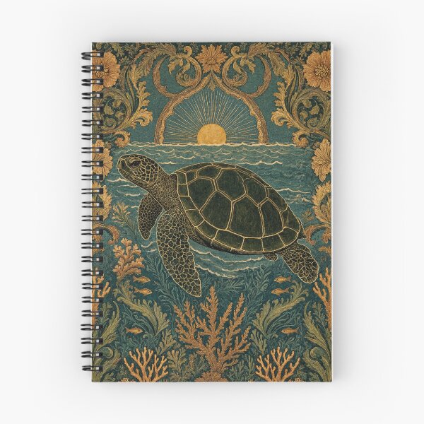 Item preview, Sea Turtle Fresco after William Morris pattern design designed and sold by Vintage Designs +.