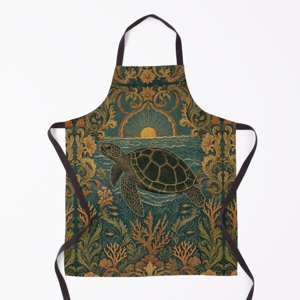 Item preview, Sea Turtle Fresco after William Morris pattern design designed and sold by Vintage Designs +.