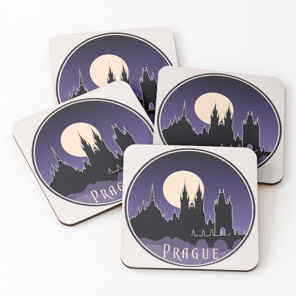 Item preview, Moody Skyline of Prague designed and sold by VinImages.
