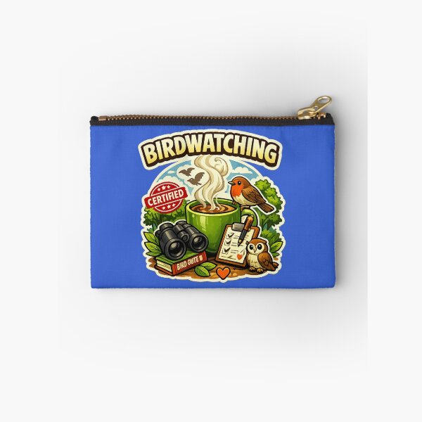Item preview, Birdwatching Fuel – Coffee & Binoculars Cozy Birdwatcher Design designed and sold by stevenwoodcock.