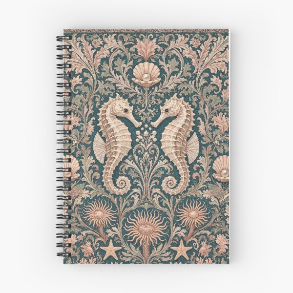 Item preview, Seahorse Fresco after William Morris pattern design designed and sold by Vintage Designs +.