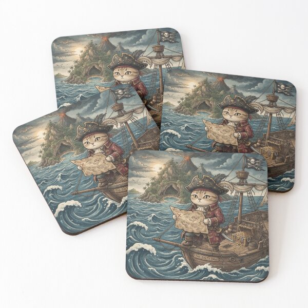 Item preview, Pirate Cat Adventure designed and sold by Iampoji.