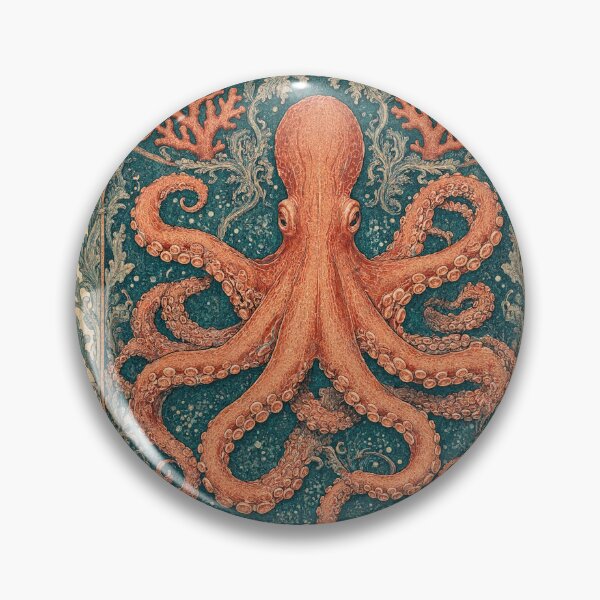 Item preview, Octopus Fresco after William Morris pattern design designed and sold by Vintage Designs +.
