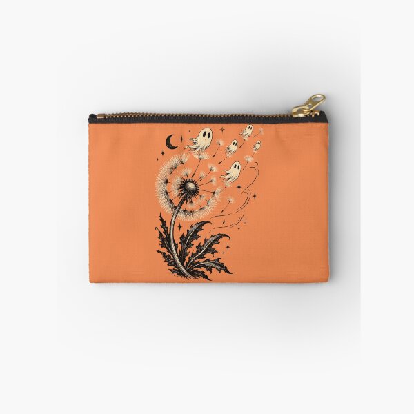 Item preview, Dandelion Ghost Seeds Flying In The Wind Vintage Halloween designed and sold by elongatedjazz.