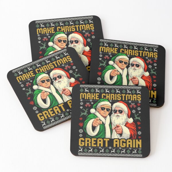 Item preview, Make Christmas Great Again Trump Santa Ugly Sweater  designed and sold by schoolofbullies.