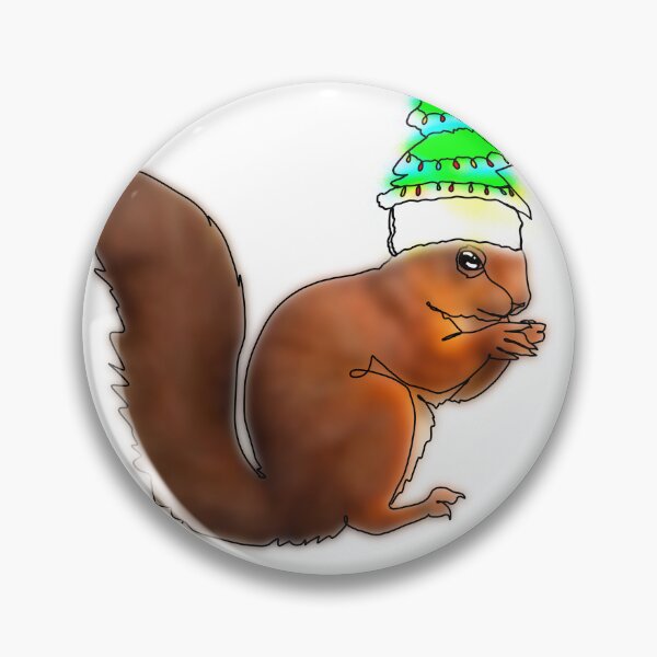 Item preview, Ash the Squirrel Wearing a tree hat – animalzinhats designed and sold by Ashley’sAnimalz.