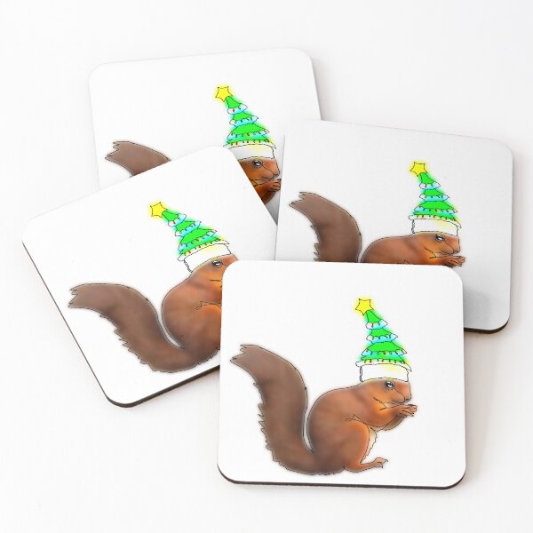 Item preview, Ash the Squirrel Wearing a tree hat – animalzinhats designed and sold by Ashley’sAnimalz.